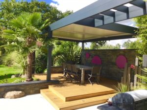 pergola terrasse bois