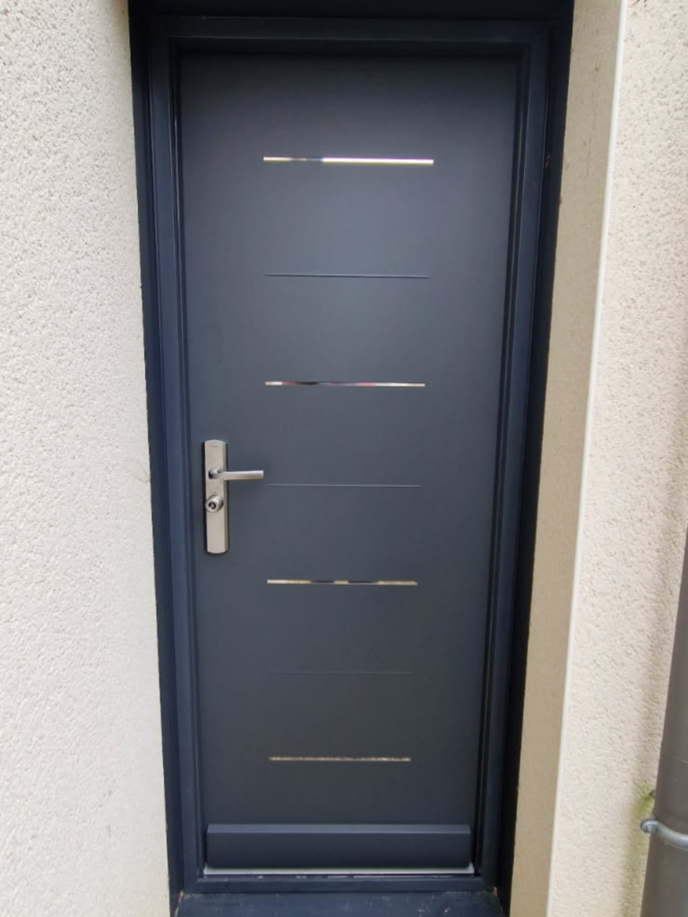 Porte de maison Stylea V.D grise